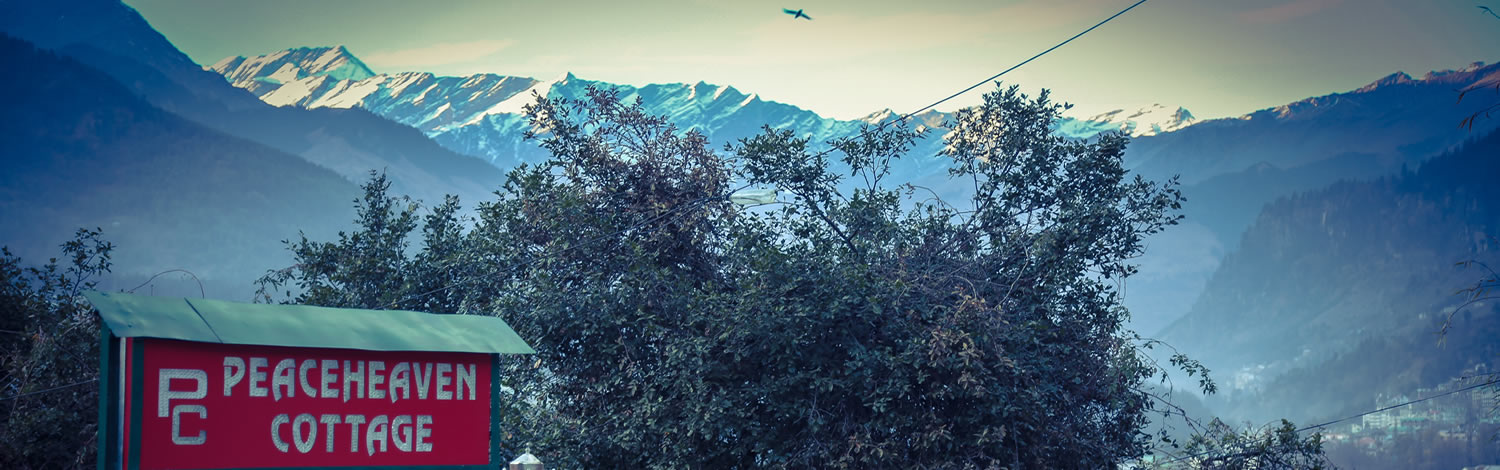 our manali cottage offers best view of manali